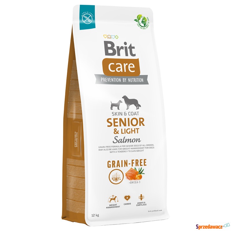 Brit Care Dog Grain-Free Senior & Light, łosoś... - Karmy dla psów - Białystok