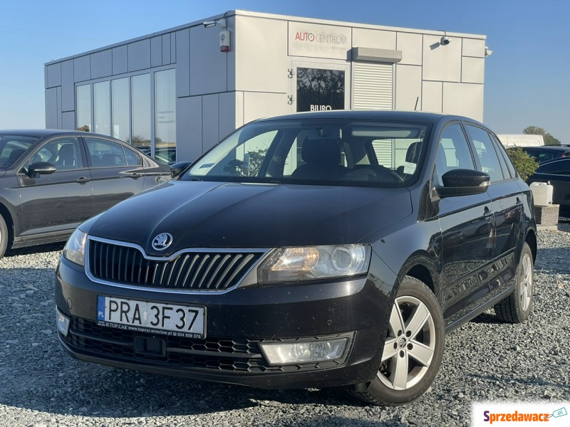 Škoda RAPID - 1.6TDI 115KM 2016r. Spaceback, PL... - Samochody osobowe - Wojkowice