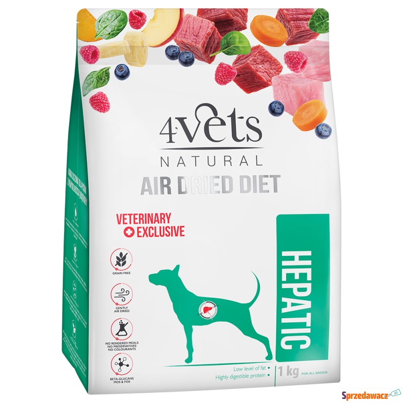 4Vets Natural Canine Hepatic - 2 x 1 kg - Karmy dla psów - Bydgoszcz