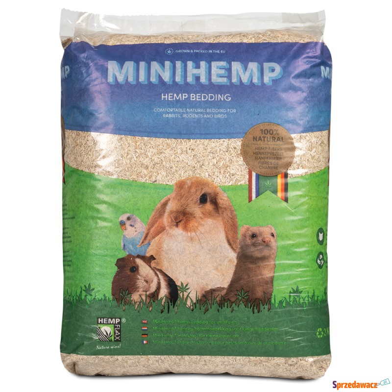 Minihemp Hemp Bedding - 4 x 3 kg - Akcesoria - Chocianowice