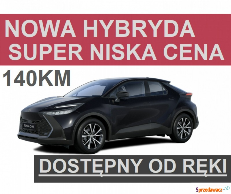 Toyota C-HR  SUV 2024,  1.8 hybryda - Na sprzedaż za 138 900 zł - Szczecinek