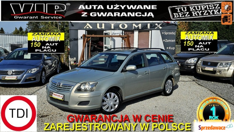 Toyota Avensis 2008,  2.0 diesel - Na sprzedaż za 11 900 zł - Świdnica