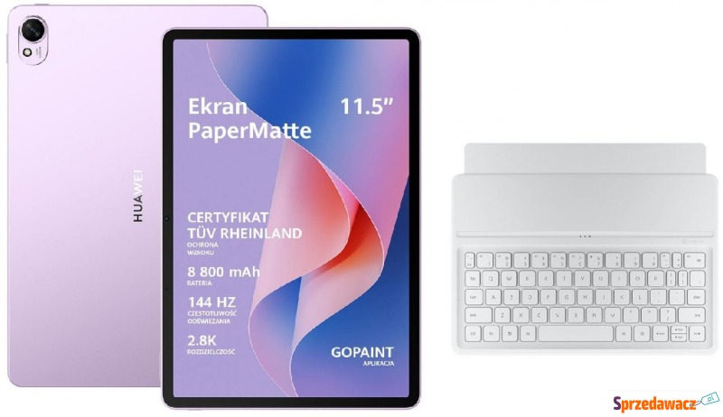 Huawei MatePad 11,5'' S WiFi 8/256GB fioletowy... - Tablety - Grudziądz