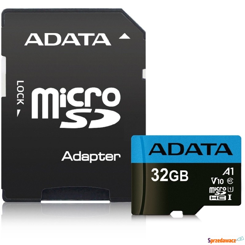 ADATA Premier microSDHC 32GB 100R/25W UHS-I Class... - Karty pamięci, czytniki,... - Bytom