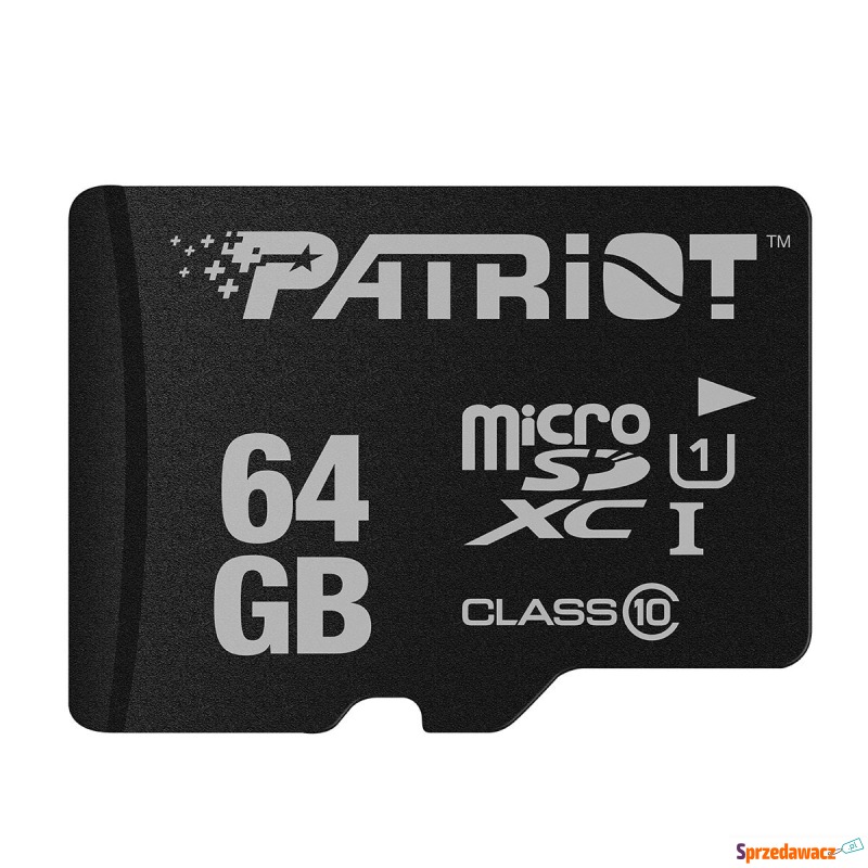 Patriot LX Series 64GB microSDXC Class 10 UHS-I - Karty pamięci, czytniki,... - Bielsko-Biała