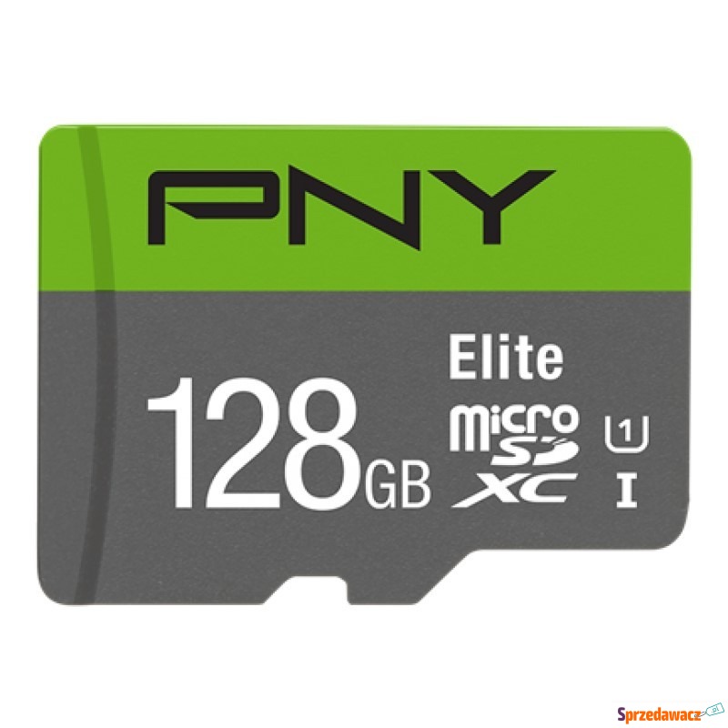 PNY Elite microSDXC 128GB + Adapter SD - Karty pamięci, czytniki,... - Piekary Śląskie