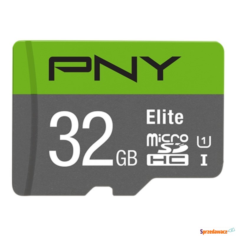 PNY Elite microSDHC 32GB + Adapter SD - Karty pamięci, czytniki,... - Słupsk