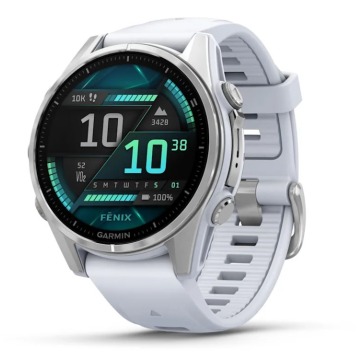 Garmin Fenix 8 AMOLED 43mm Srebrny