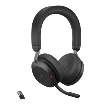 Nauszne Jabra Evolve2 75 Link380c MS Stereo Czarne