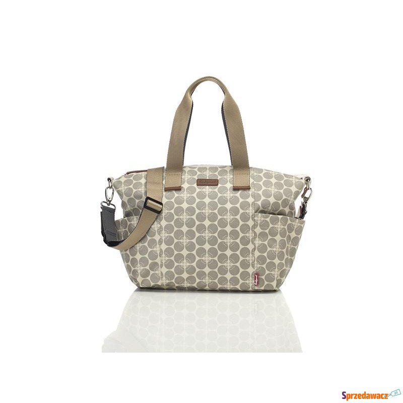 Babymel, Torba dla mamy Evie Floral Dot Grey - Akcesoria do wózków - Koszalin