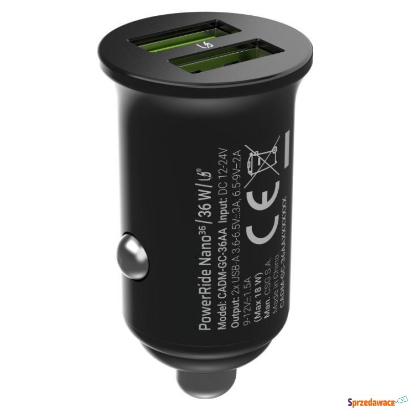 Green Cell PowerRide Nano 36W USB-A PD 3.0 Ultra... - Ładowarki sieciowe - Bielsko-Biała