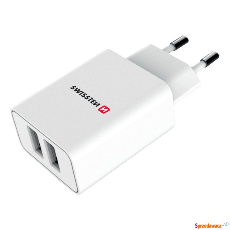 Swissten Travel Smart 2x USB 2.1A biały - Ładowarki sieciowe - Zielona Góra