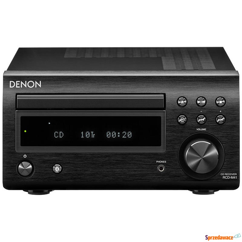 Miniwieża Denon RCD-M41B + SC-M41 wiśniowe - Wieże stereo - Gdynia