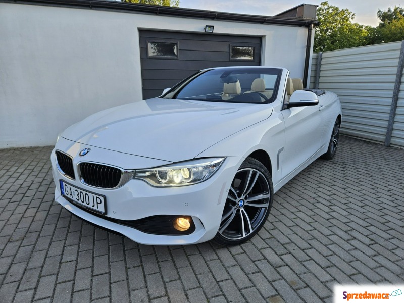 BMW Seria 4  Kabriolet 2015,  2.0 benzyna - Na sprzedaż za 79 800 zł - Gdynia