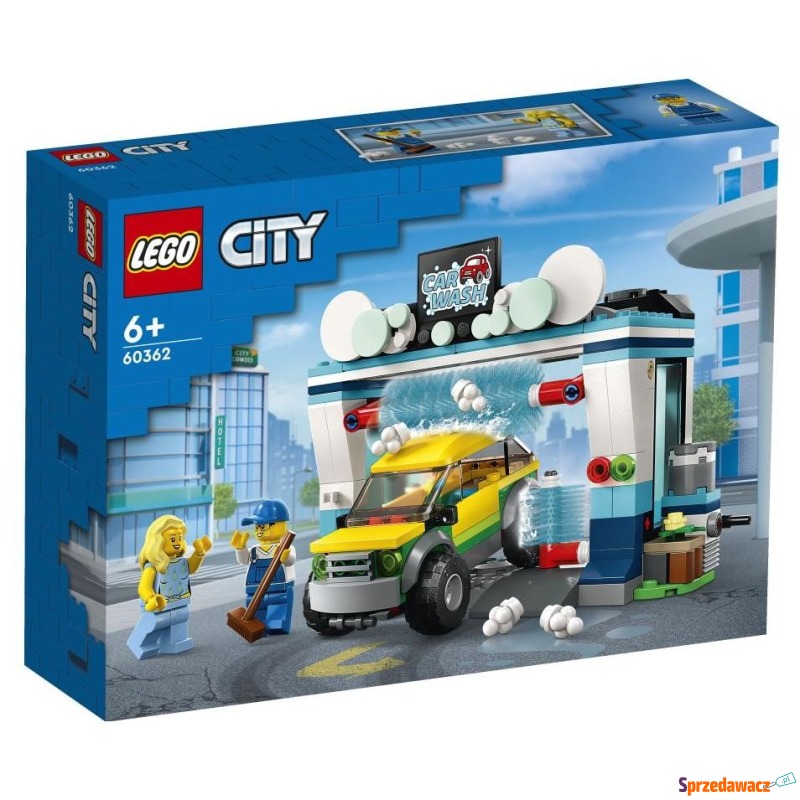 Klocki konstrukcyjne LEGO City 60362 Myjnia s... - Klocki - Gliwice