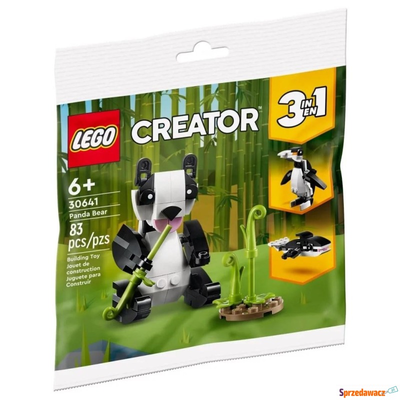 Klocki konstrukcyjne LEGO Creator 3w1 30641 Panda - Klocki - Ciechanów