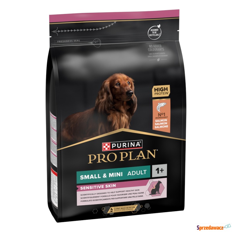 PURINA PRO PLAN Small & Mini Adult Sensitive Skin,... - Karmy dla psów - Kętrzyn