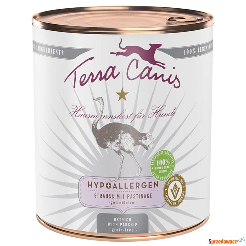 Terra Canis Hypoallergen, 6 x 800 g - Struś z... - Karmy dla psów - Kędzierzyn-Koźle