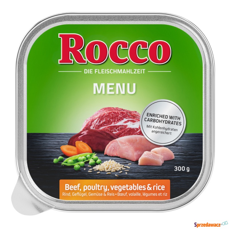 Megapakiet Rocco Menu, 27 x 300 g - Wołowina i... - Karmy dla psów - Bielany Wrocławskie