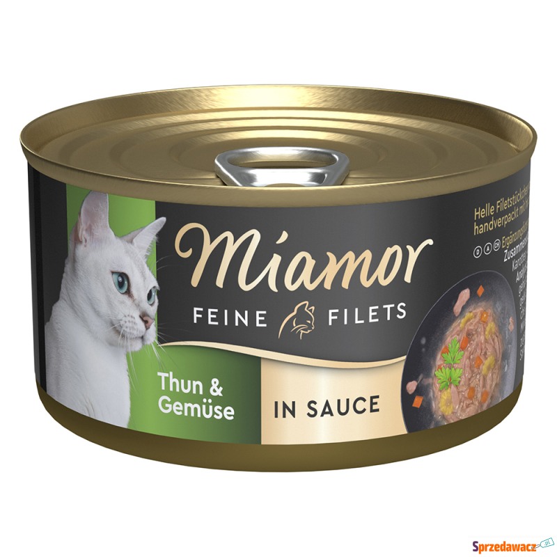 Miamor Feine Filets w puszkach, 24 x 85 g - T... - Karmy dla kotów - Tarnobrzeg