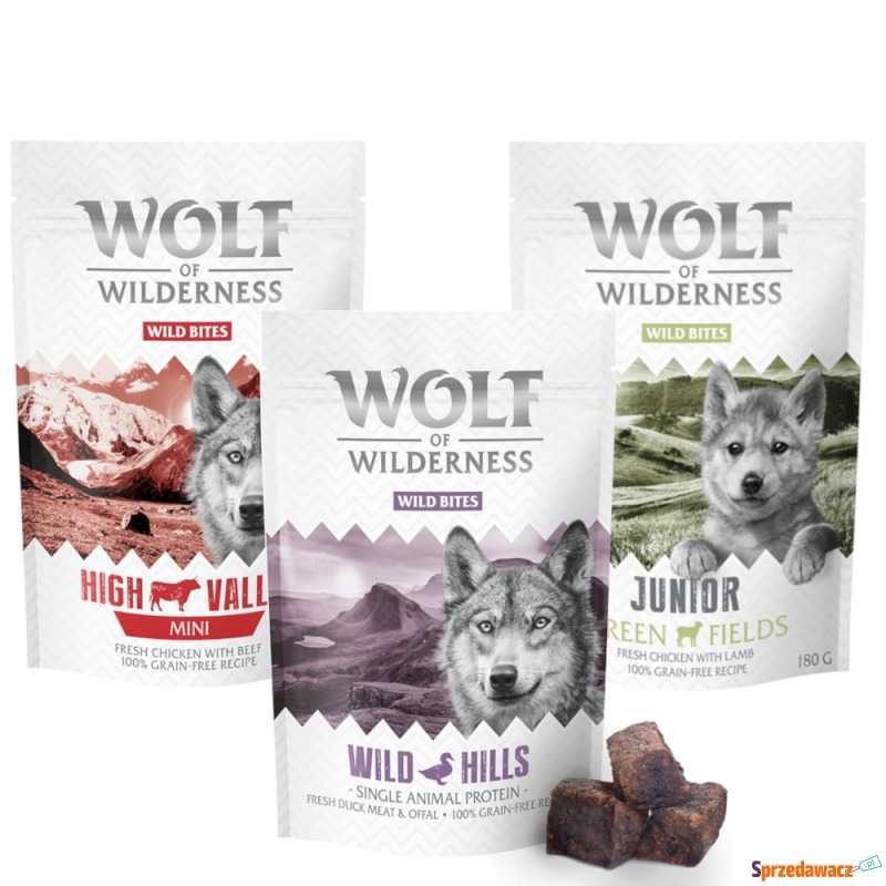 Korzystny pakiet Wolf of Wilderness Snack – Wild... - Przysmaki dla psów - Legnica