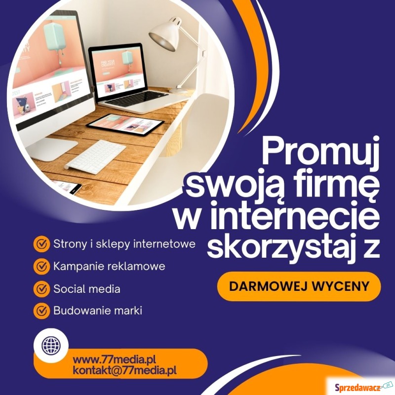 Kompleksowa promocja firmy w internecie - darmowa... - Reklama, marketing - Wrocław