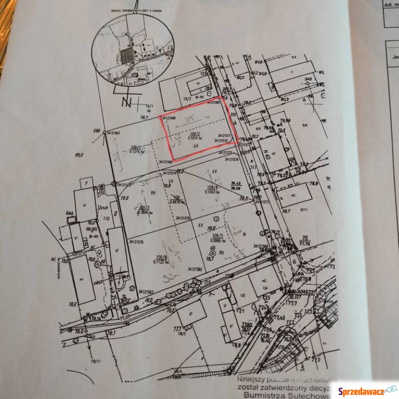 Działka rolno-budowlana na sprzedaż, 1014m²,... - Działki na sprzedaż - Klępsk