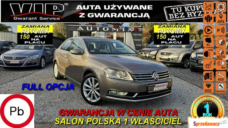 Volkswagen Passat - SALON 1 WŁ !Automat *Benzyna... - Samochody osobowe - Świdnica