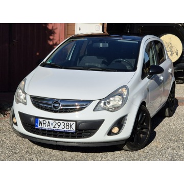 Opel Corsa - 2012r, 1.4B 90KM, Wyjątkowa Wersja Czarno-Biała, Alus 17