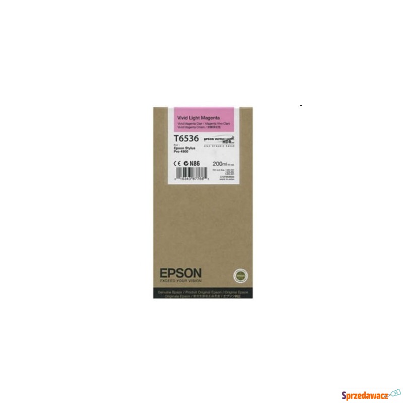 Tusz Oryginalny Epson T6536 (C13T653600) (Jasny... - Tusze, tonery - Olsztyn