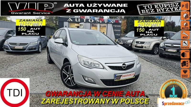 Opel Astra  Hatchback 2011,  1.7 diesel - Na sprzedaż za 18 900 zł - Świdnica