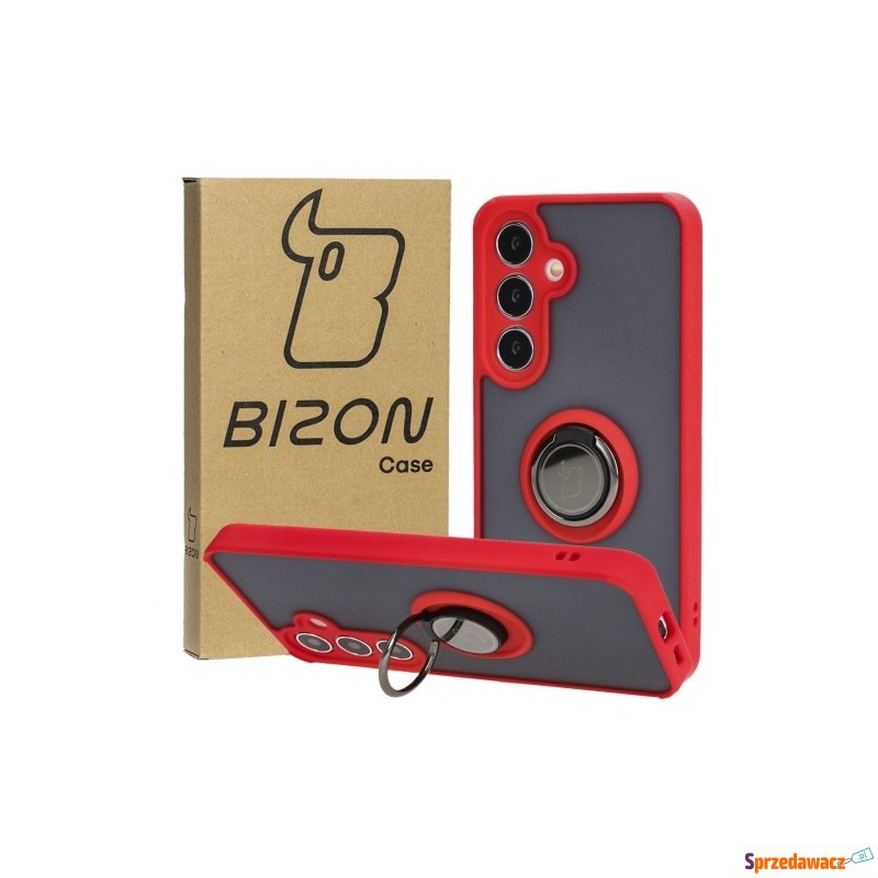 Etui z uchwytem na palec Bizon Case Hybrid Ring... - Etui na telefon - Jastrzębie-Zdrój