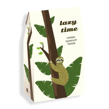 LAZY TIME. Zestaw herbat do leniuchowania - 10 saszetek 10x 5g z herbatą różnego rodzaju i smaku + b