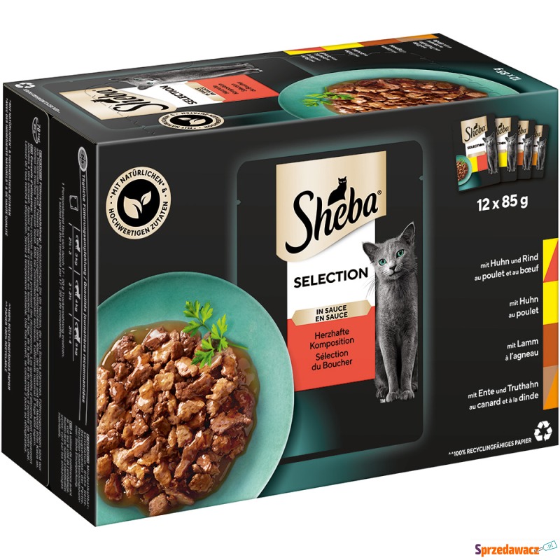 Pakiet mieszany Sheba Selection, 24 x 85 g -... - Karmy dla kotów - Lublin