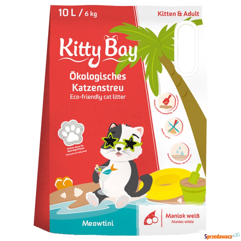 KittyBay ekologiczny żwirek dla kota Meowtini,... - Żwirki do kuwety - Bielsko-Biała