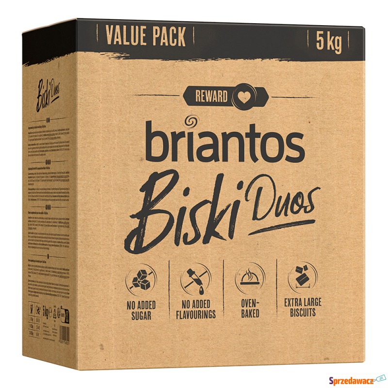 Briantos Biski Duos - 2 x 5 kg - Przysmaki dla psów - Głogów