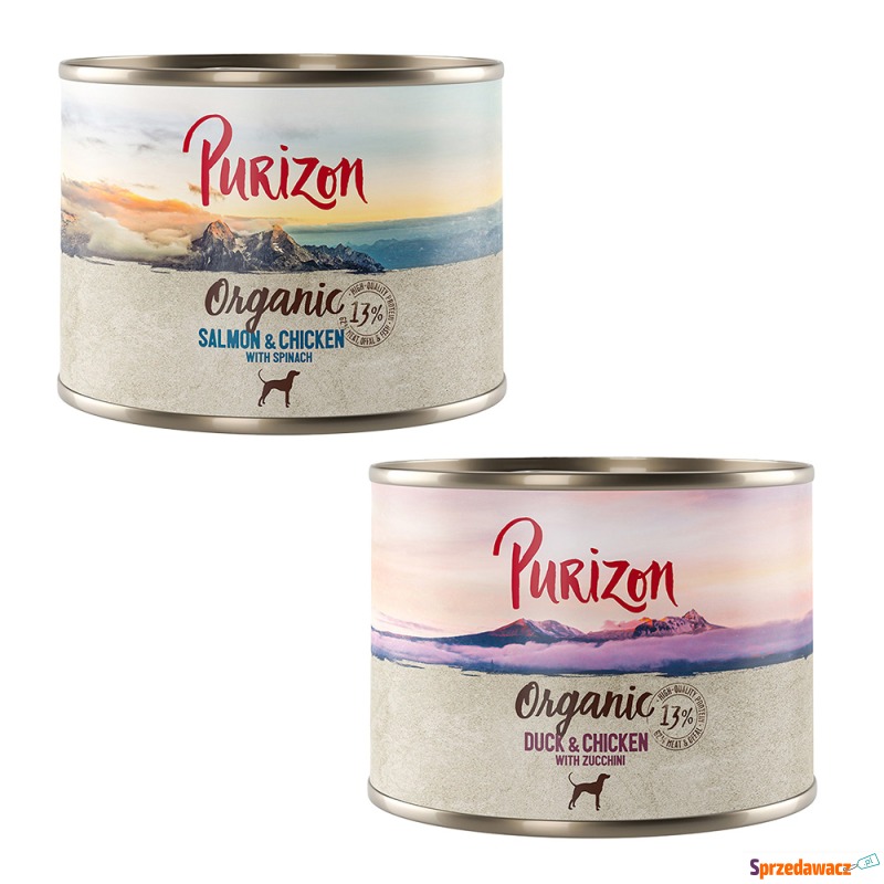 Purizon Organic, 6 x 200 g - Pakiet mieszany II:... - Karmy dla psów - Skierniewice