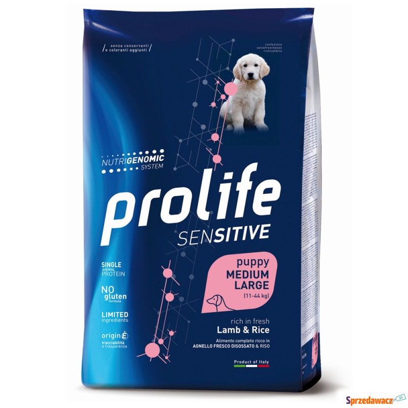 Prolife Dog Puppy Sensitive Medium/Duża Jagni... - Karmy dla psów - Kielce