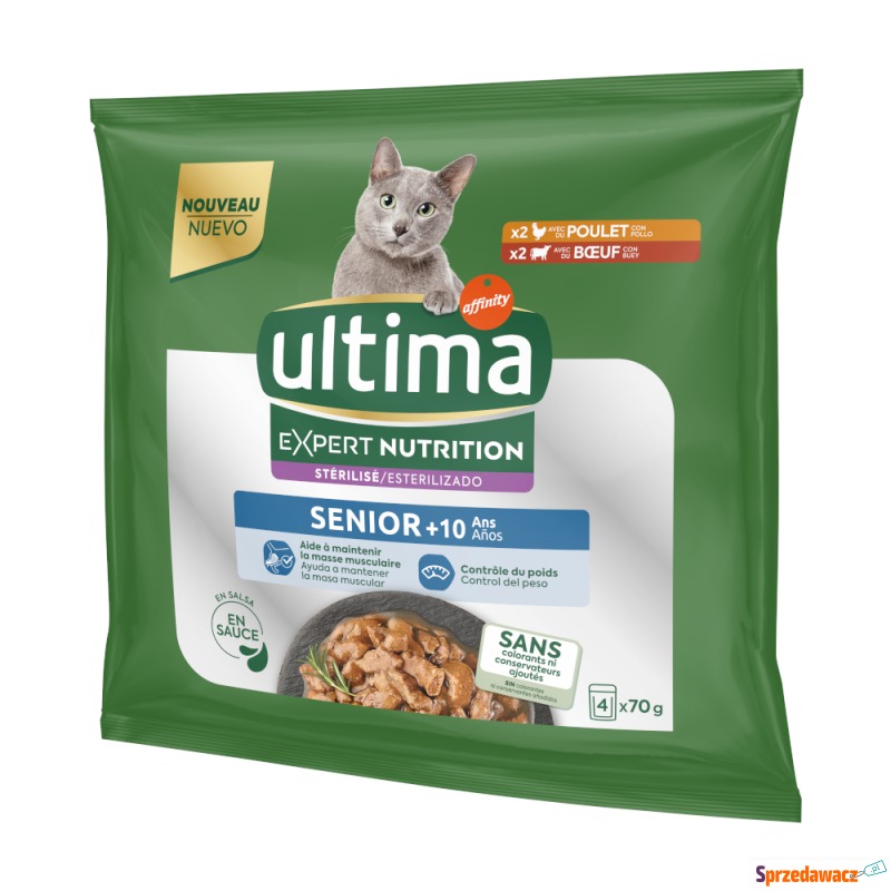 Ultima Cat Expert Nutrition Senior Kurczak i... - Karmy dla kotów - Konin