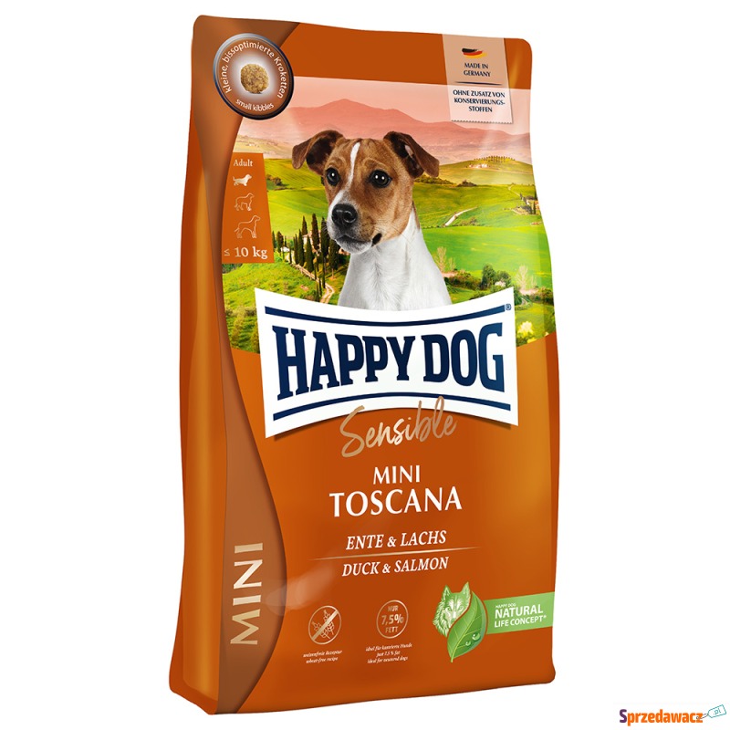 Happy Dog Sensible Mini Toskania - 2 x 4 kg - Karmy dla psów - Szczecinek