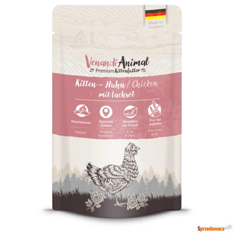 Venandi Animal Kitten, 12 x 125 g - Kurczak z... - Karmy dla kotów - Częstochowa