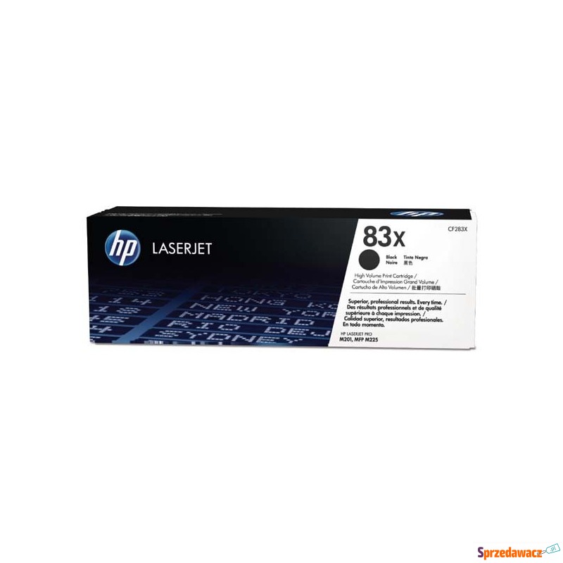 Oryginalny toner HP 83X XL czarny (CF283X) - Tusze, tonery - Częstochowa