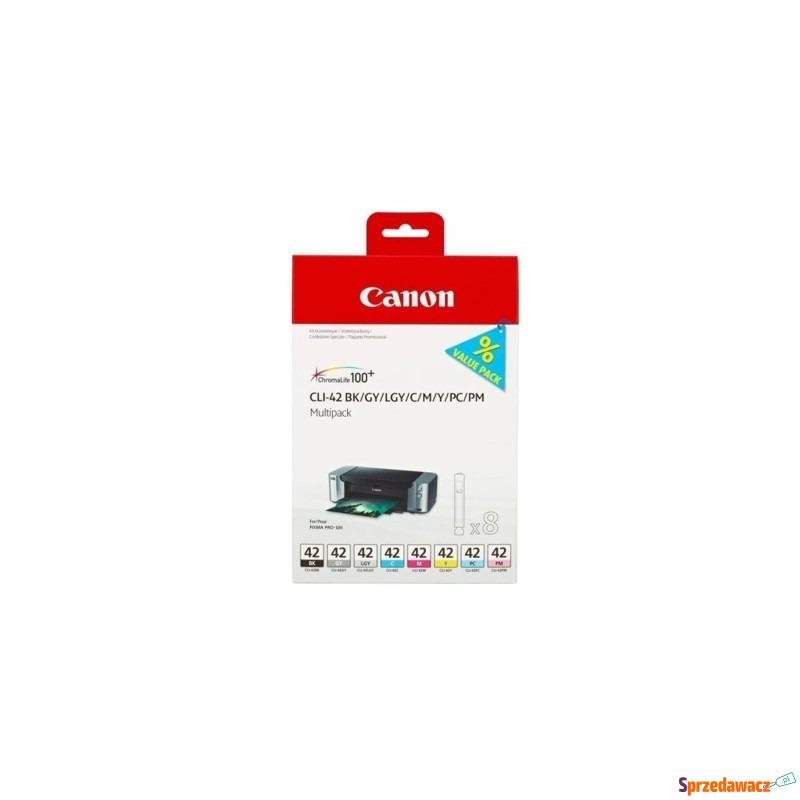 Tusze Oryginalne Canon CLI-42 MULTI PACK (638... - Tusze, tonery - Bydgoszcz