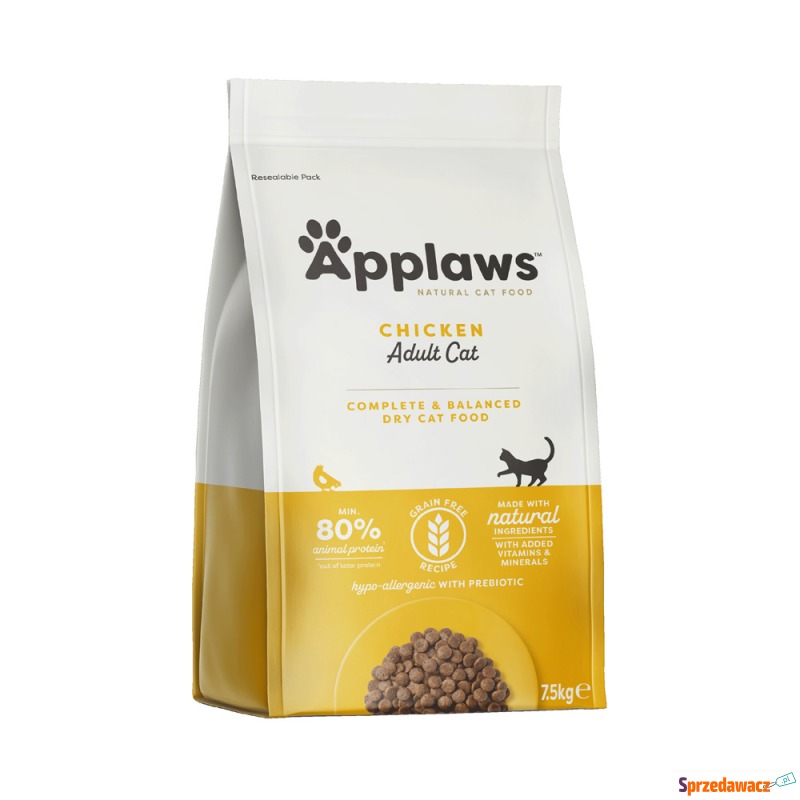 Dwupak Applaws - Adult z kurczakiem, 2 x 7,5 kg - Karmy dla kotów - Rzeszów