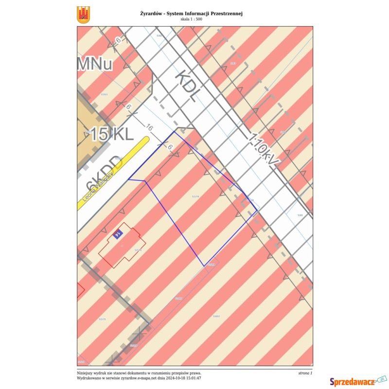 Działka budowlana na sprzedaż, 1130m², żyrard... - Działki na sprzedaż - Żyrardów