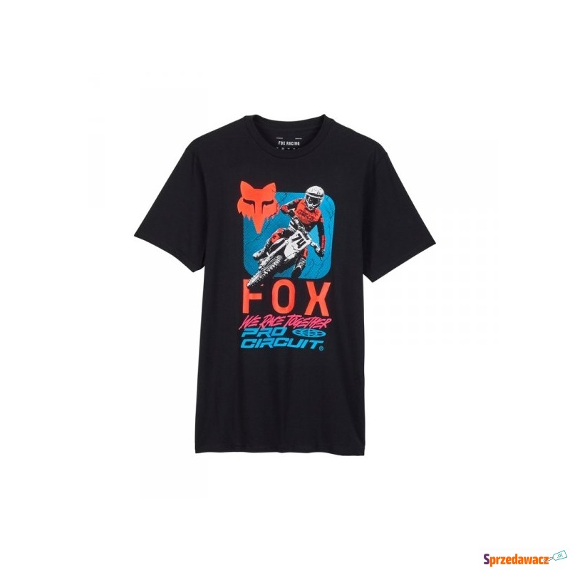 Fox t-shirt x pro circuit prem black - Odzież motocyklowa - Chorzów