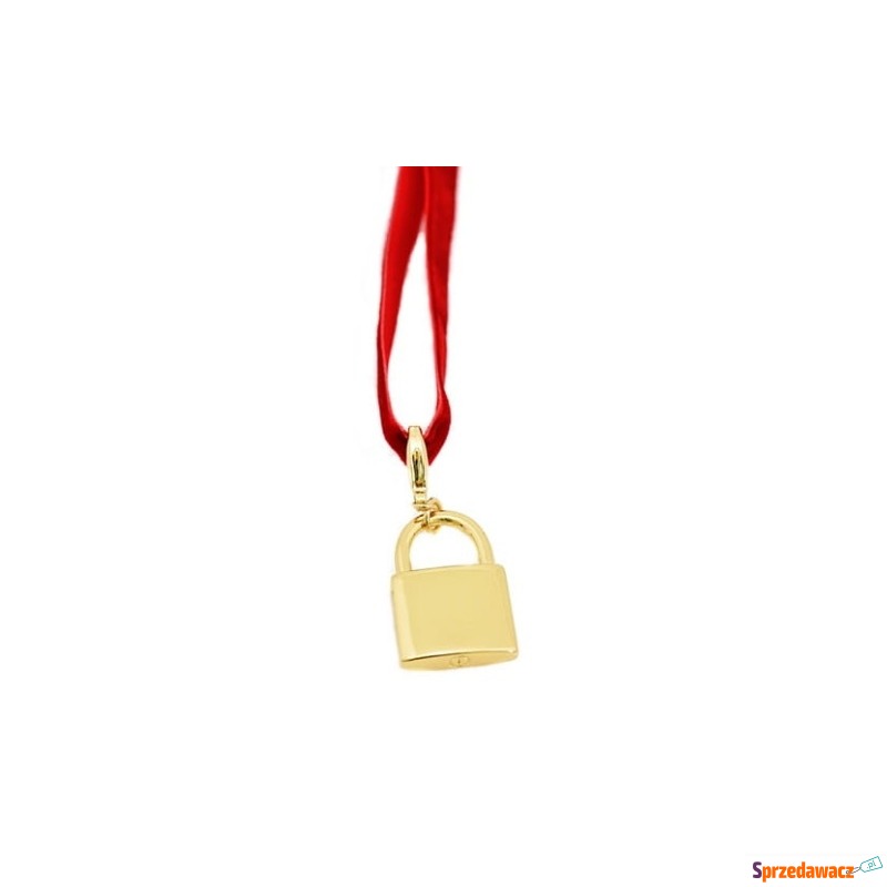 Kłódeczka na aksamitce (4.5cm)