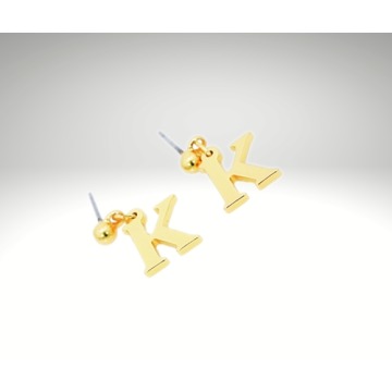 Kolczyki literki premium (1cm)