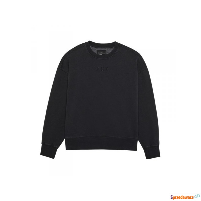 Fox bluza wordmark oversized fleece crew black - Odzież motocyklowa - Głogów