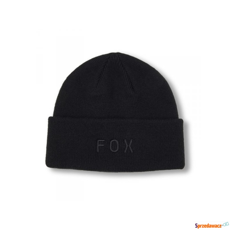 Fox czapka zimowa wordmark beanie black os - Odzież motocyklowa - Sieradz